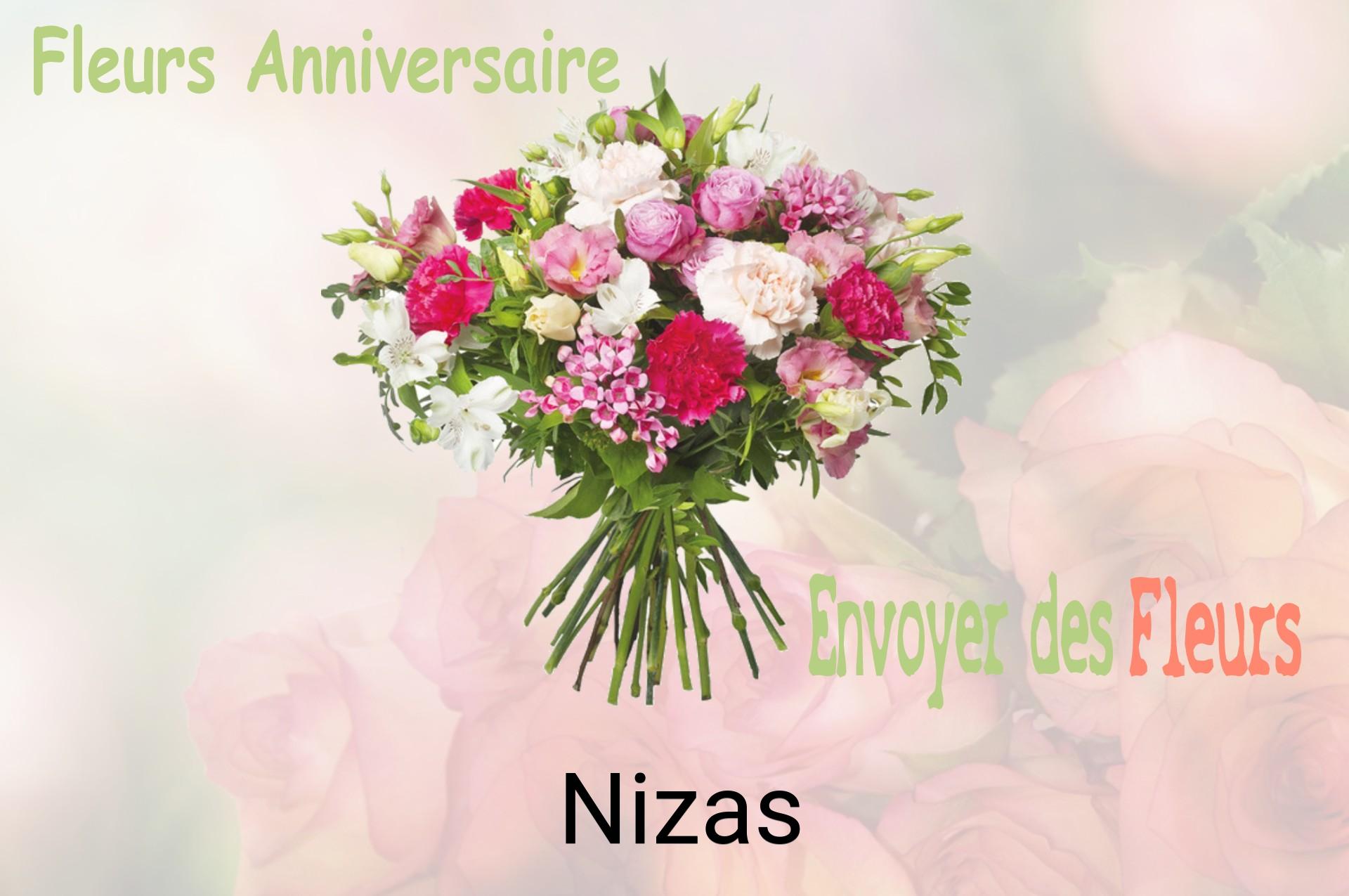 Bouquet de fleurs d’anniversaire livré à Nizas